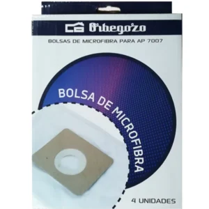 EMBALAGEM DE 4 BOLSAS MICROFIBRA ORBEGOZO P/AP7007
