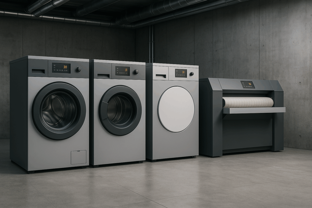 Máquinas de Lavandaria Industrial
