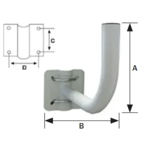 SUPORTE PAREDE 32 L65 - TEKA