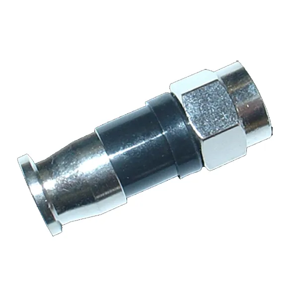 CONECTOR COMPRESSÃO P/RG59 - F TELEVES- (Enc. Min. 50 Unid.)