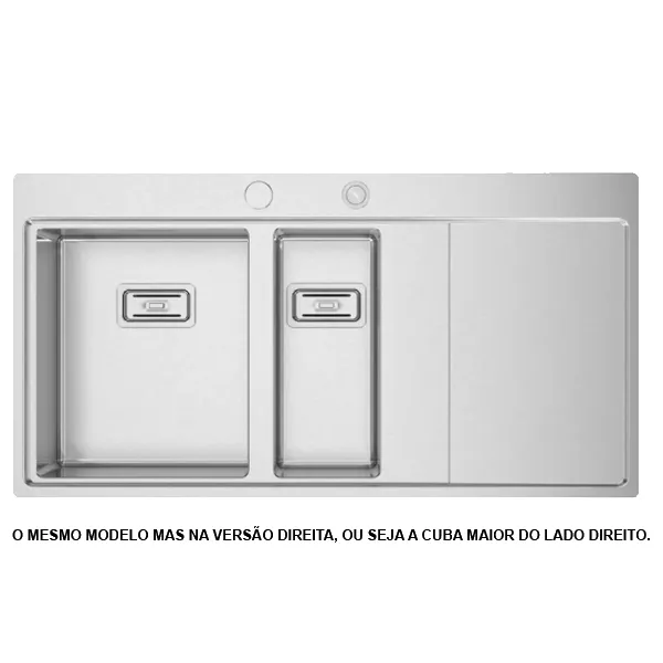 LAVA LOUÇA DIREITO ESCOVADO RODI - XERON 100 - L08X2ML7F148A2