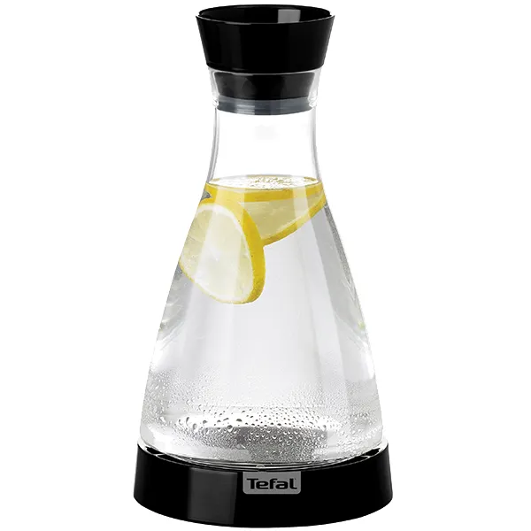 GARRAFA REFRIG. FLOW SLIM PLÁSTICO 1L TEFAL PRETA - K3057112