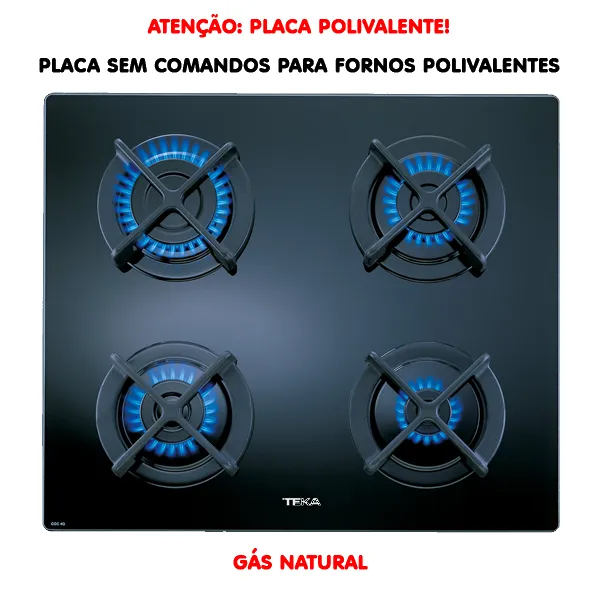 PLACA ENCASTRAR TEKA - CGC 60 4G AI AL - G. NAT