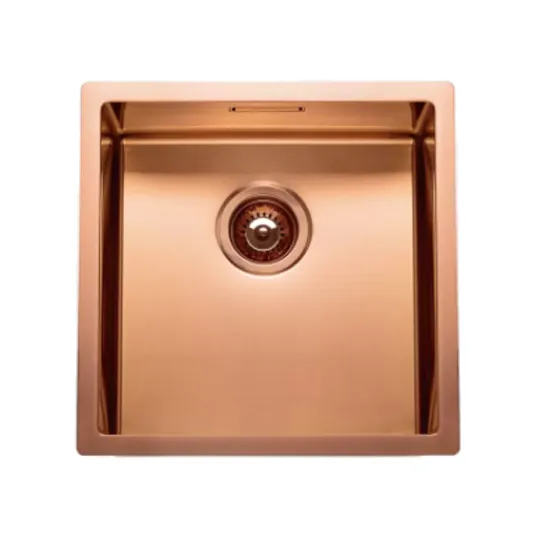 CUBA ESCOVADA RODI - BOX LUX 40 COPPER COBRE - C/ VÁLVULA CESTA-08N1AC10623A0C