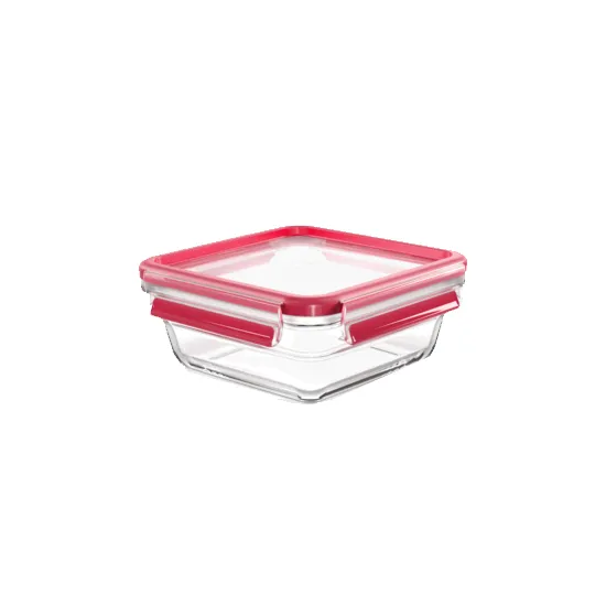 CAIXA HERMÉTICA VIDRO TEFAL 0,8L QUADRADA - N1041410