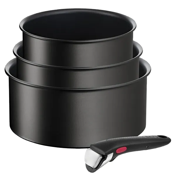 CONJ. CAÇAROLAS TEFAL INGENIO UNLIMITED 16/18/20CM + PEGA - L7639343
