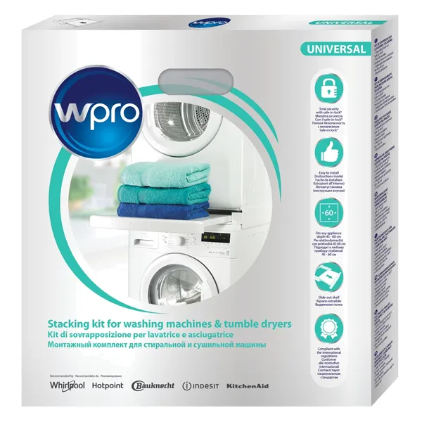 KIT UNIÃO UNIVERSAL C/ PRATELEIRA DESLIZANTE WPRO - SKS101