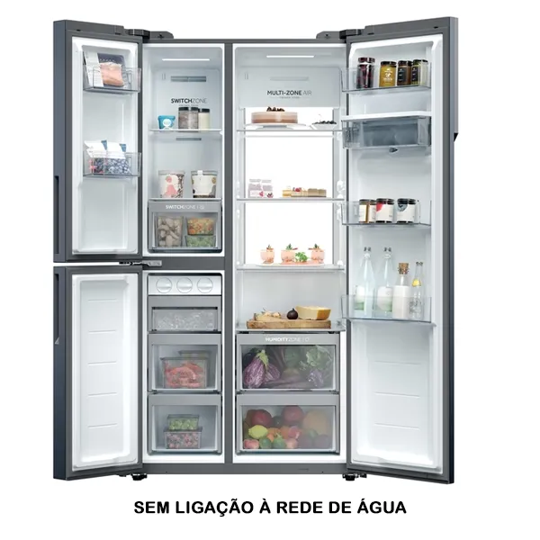 FRIGORÍFICO SIDE BY SIDE HAIER - HSPR79F18EWMB