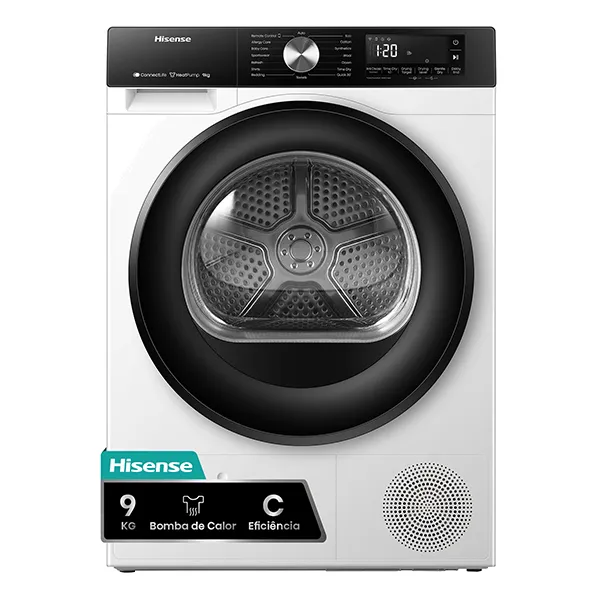 SECADOR DE ROUPA HISENSE - DH3S902BWCC